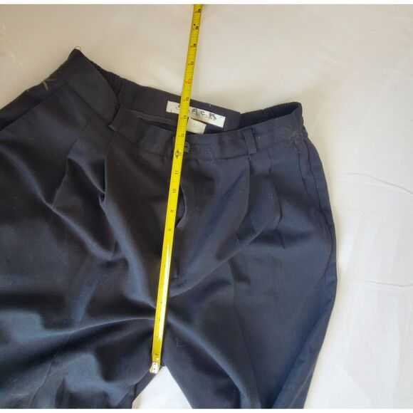 Christy Girl Black Pleated Dress Pants Size 14 Vintage - Picture 7 of 10
